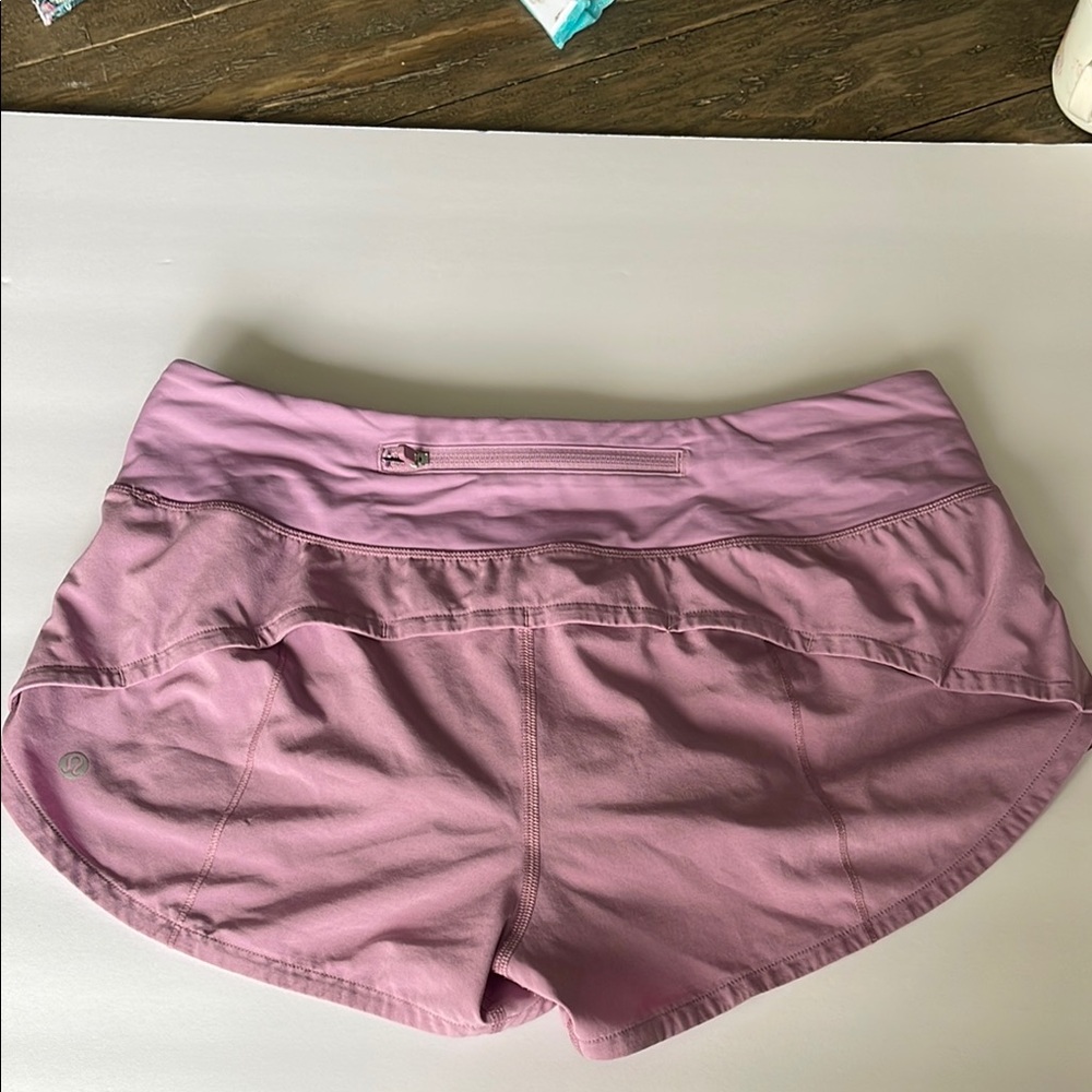 Lululemon Athletica Pink Athletic Shorts Lightweight Quick-Dry
